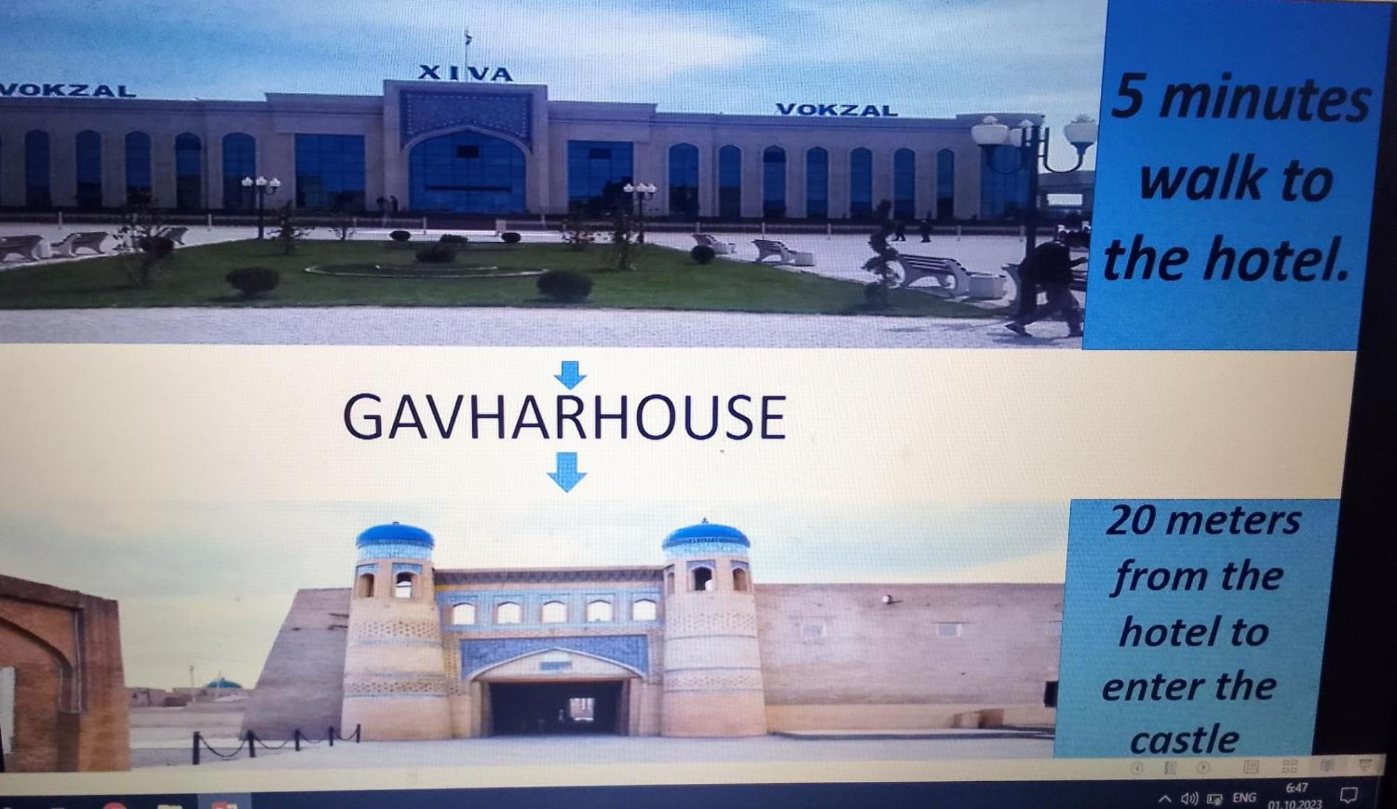 Gavhar House Hotell Khiva Eksteriør bilde